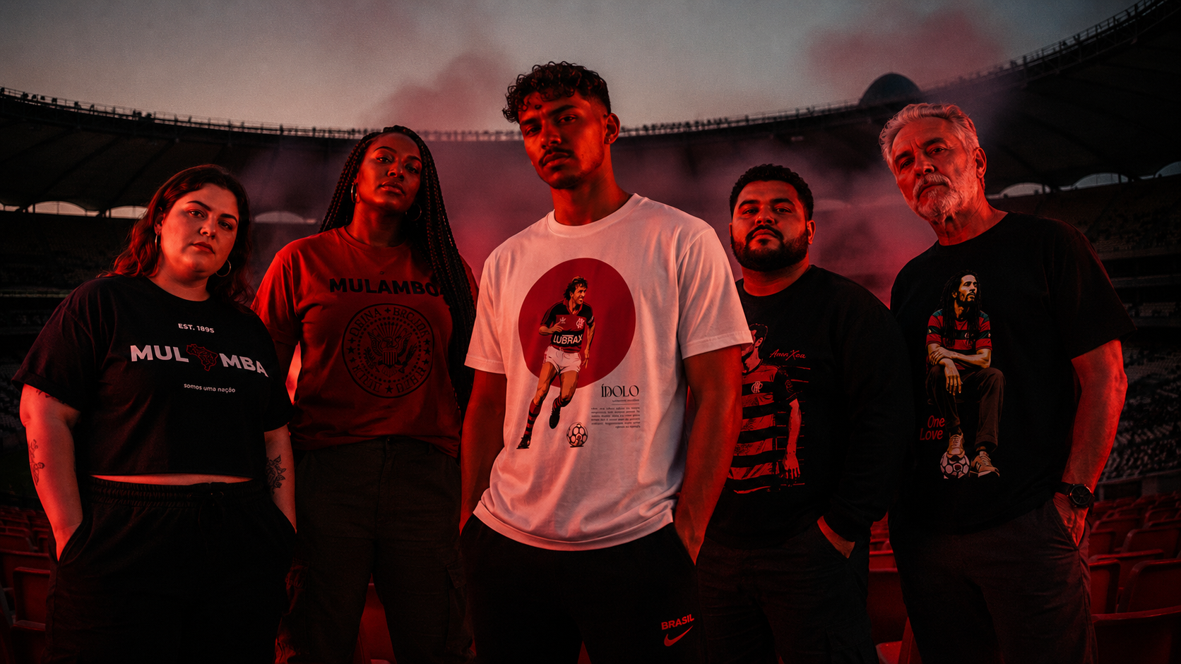 Torcedor rubro-negro no Maracanã